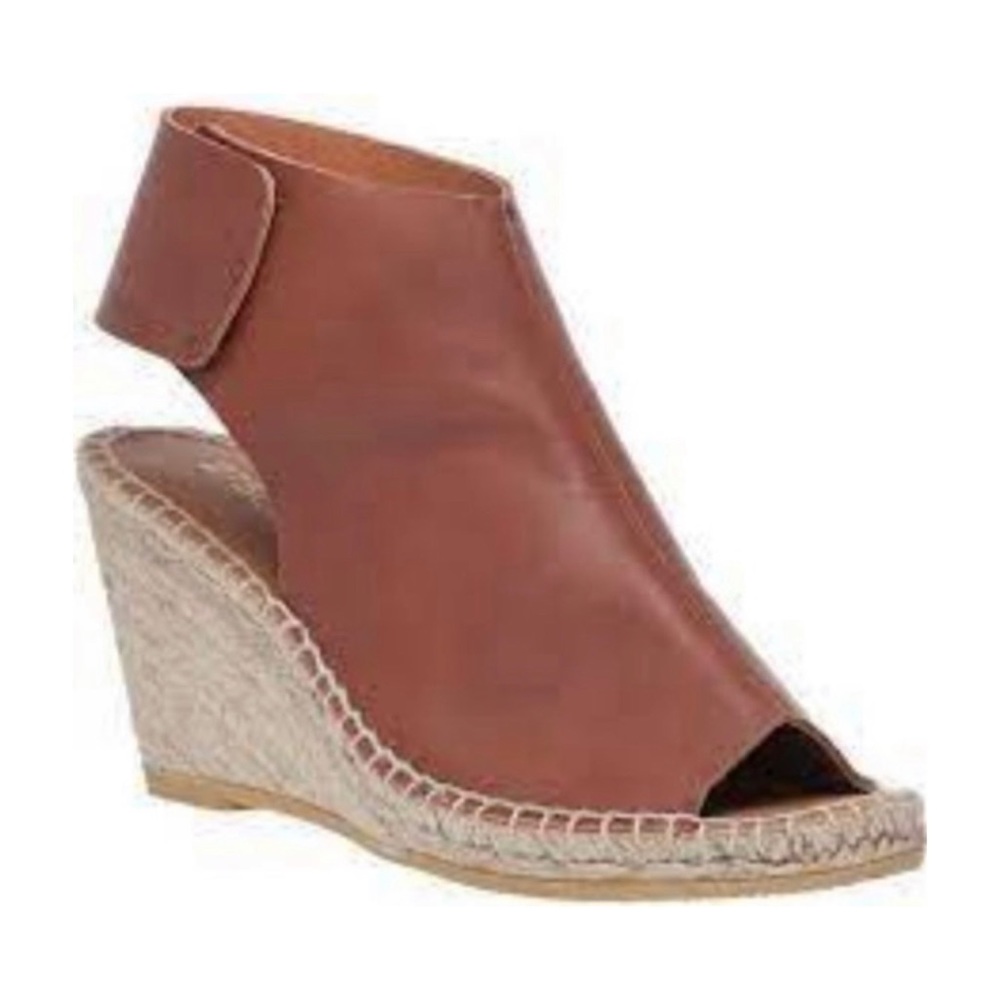 275 Central Leather Espadrille Wedges